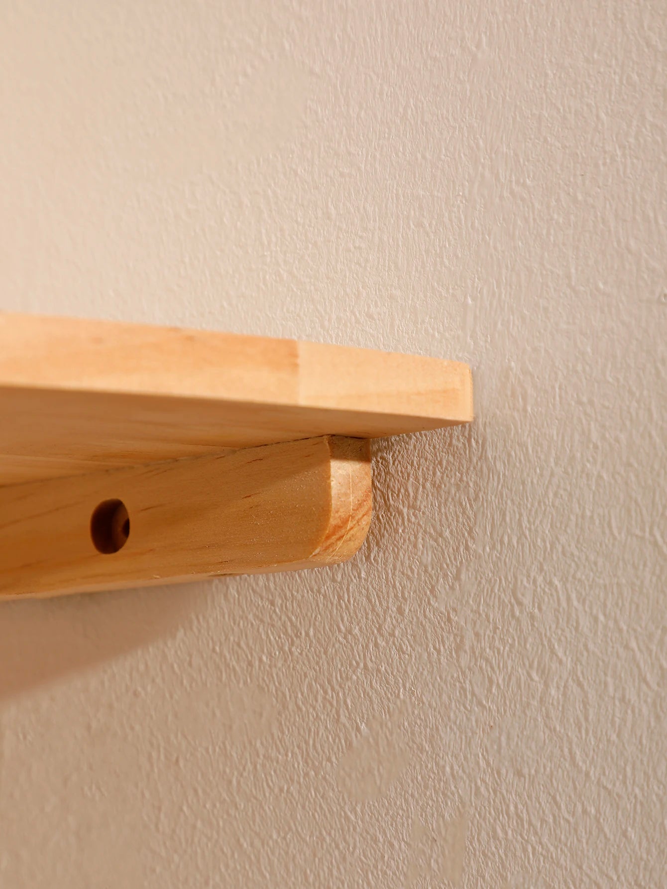 Scalloped Corner Shelves Floating Wall Shelf Storage Rack Wooden Wall Decor Bedroom Living Room Kitchen Home Decorations Ledge